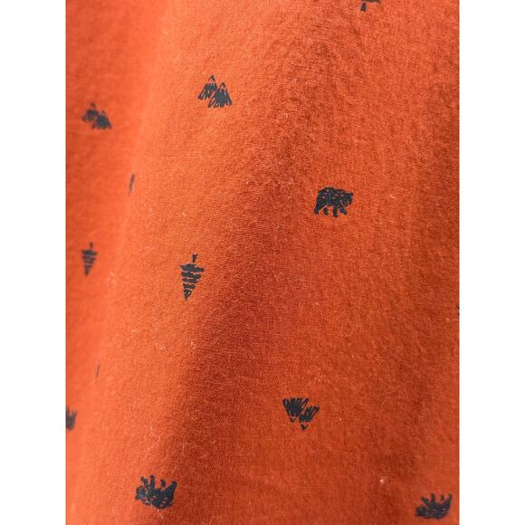 Sonoma Men's L/S Button-Up Shirt, Bear & Tree Pattern, Size L - Picture 5 of 10